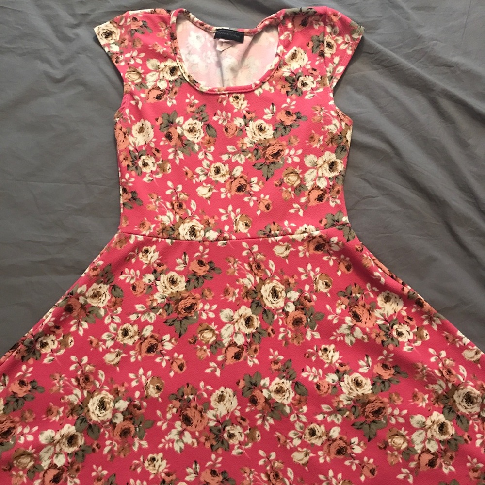 Multi-Color Flower Dress